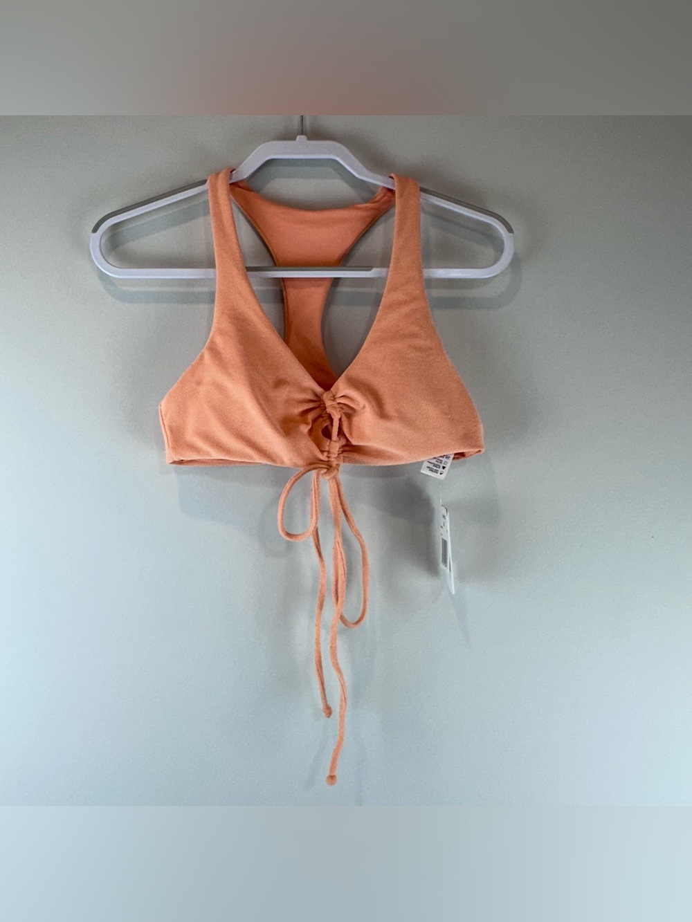 NEW L*Space Orange Racerback Vacation Beach Swim Bikini Dax Top Size XL